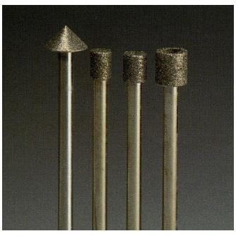 日本精密機械工作（株） 機械研削用軸付電着ボラゾン砥石 軸径φ3 N 機械研削用軸付電着ボラゾン砥石 N5306