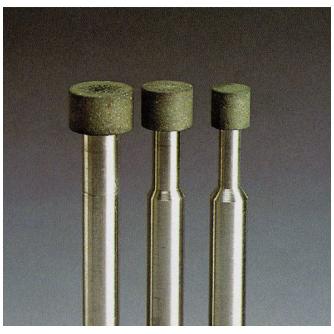 日本精密機械工作（株） 機械研削用レジンボンド軸付ボラゾン砥石 軸径φ6 N 機械研削用レジンボンド軸付ボラゾン砥石 N7610