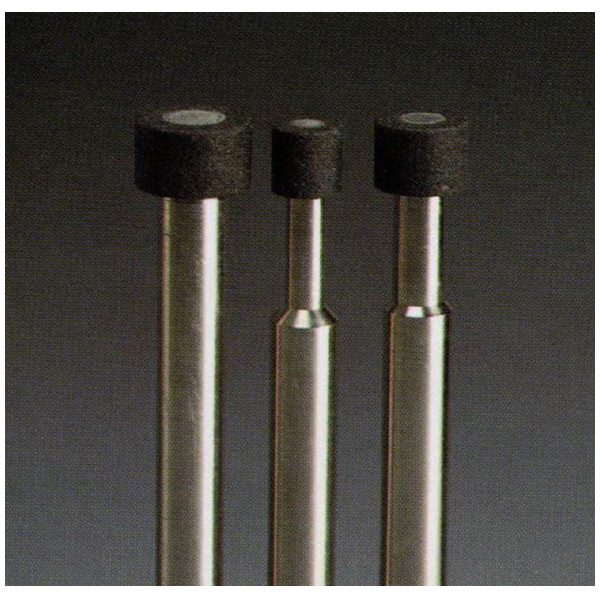 日本精密機械工作（株） 機械研削用ビトリファイドボンド軸付ボラゾン砥石 軸径φ3 N ビトリファイドボンド軸付ボラゾン砥石 N8103