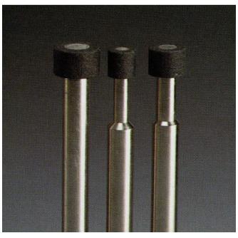 日本精密機械工作（株） 機械研削用ビトリファイドボンド軸付ボラゾン砥石 軸径φ3 N ビトリファイドボンド軸付ボラゾン砥石 N8105