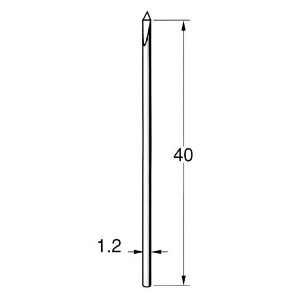 日本精密機械工作（株） 超硬タガネ 彫刻用 Q 超硬タガネ　彫刻用 Q6011