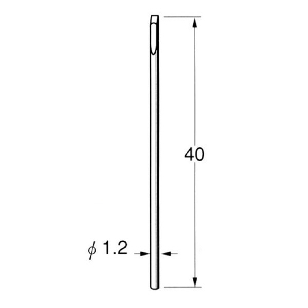 日本精密機械工作（株） 超硬タガネ 彫刻用 Q 超硬タガネ　彫刻用 Q6031
