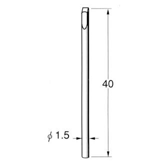 日本精密機械工作（株） 超硬タガネ 彫刻用 Q 超硬タガネ　彫刻用 Q6032