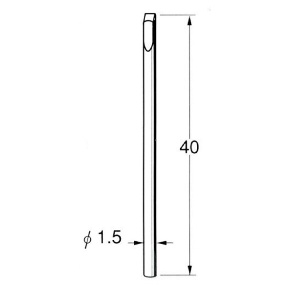 日本精密機械工作（株） 超硬タガネ 彫刻用 Q 超硬タガネ　彫刻用 Q6032