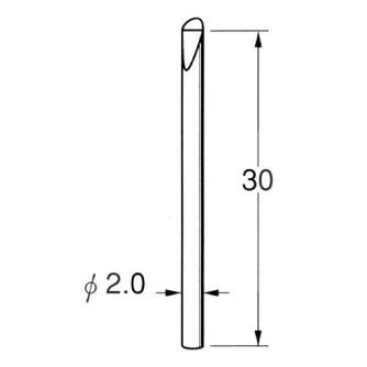 日本精密機械工作（株） 超硬タガネ 彫刻用 Q 超硬タガネ　彫刻用 Q6053