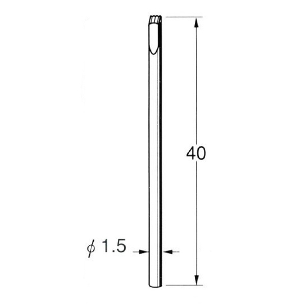 日本精密機械工作（株） 超硬タガネ 彫刻用 Q 超硬タガネ　彫刻用 Q6072