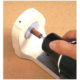 日本精密機械工作（株） 軸付ラビン砥石(一般用) 軸径φ6 R 軸付ラビン砥石　一般用　５本 R4611