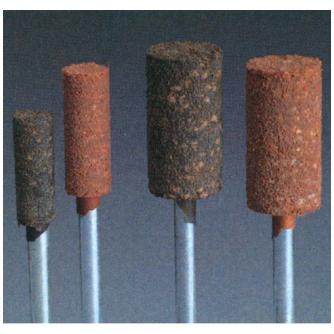 日本精密機械工作（株） 軸付ラビン砥石(一般用) 軸径φ6 R 軸付ラビン砥石　一般用　５本 R4621