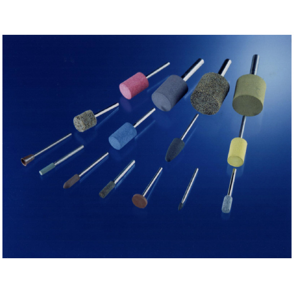 日本精密機械工作（株） 軸付ラビン砥石(一般用) 軸径φ6 R 軸付ラビン砥石　一般用　５本 R4623