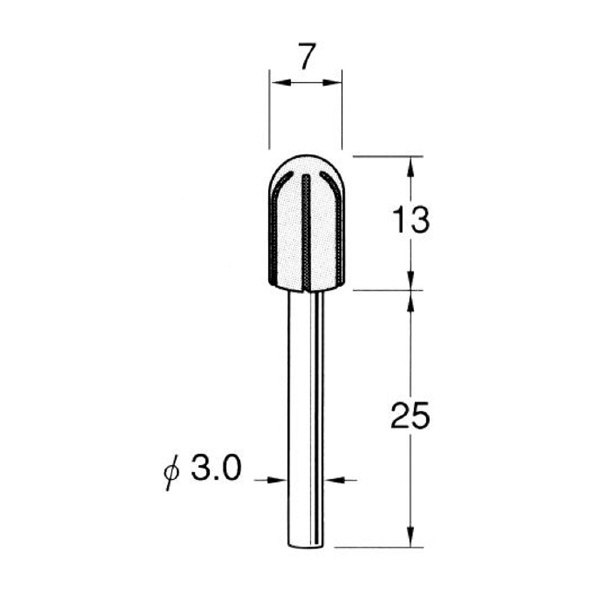日本精密機械工作（株） キャップ型ラバーホルダー ＜丸先＞ S キャップ型ラバーホルダー　＜丸先＞ S4207