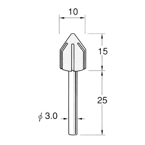 日本精密機械工作（株） キャップ型ラバーホルダー ＜尖先＞ S キャップ型ラバーホルダー　＜尖先＞ S4310