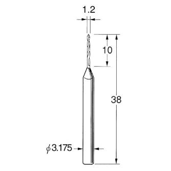 日本精密機械工作（株） ツイストドリル(超硬合金) T ツイストドリル（超硬合金）　１本 T3012