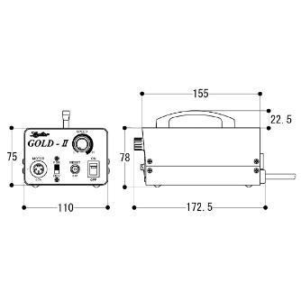日本精密機械工作（株） リューターゴールドII パワーユニット LG2C-22 リューターゴールドⅡ　パワーユニット LG2C-22
