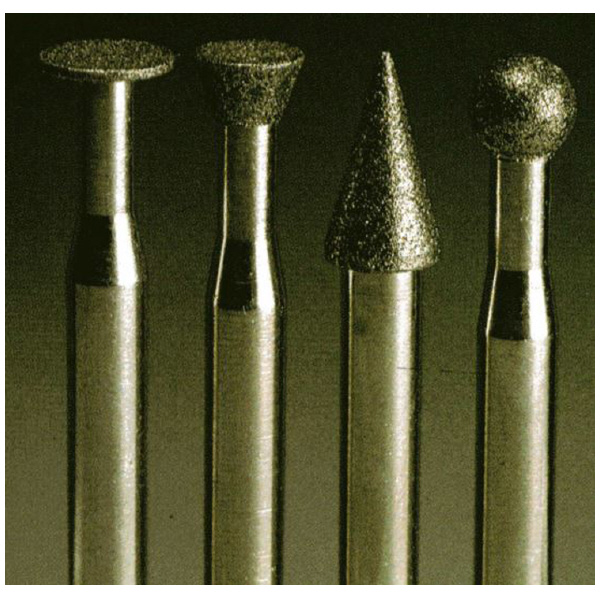 日本精密機械工作（株） 軸付電着ダイヤモンド砥石 軸径φ6 D 軸付電着ダイヤモンド砥石 D4711