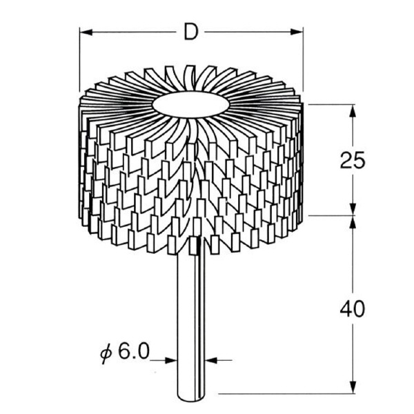 日本精密機械工作（株） スリットサンダー 軸径φ6 S スリットサンダー　２本 S1961