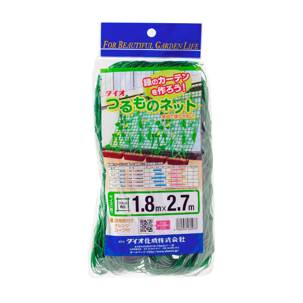（株）イノベックス つるもの園芸ネット つるもの園芸ネット ﾂﾙﾓﾉｴﾝｹﾞｲﾈｯﾄ 1.8MX60M(W)