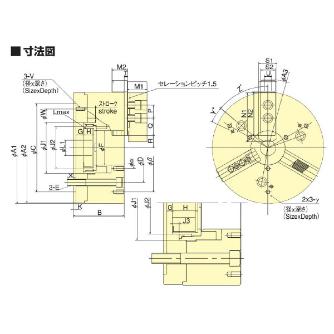 （株）北川鉄工所 クィックジョーチェンジチャック QJR クイックジョーチェンジチャック（爪なし） QJR07-00