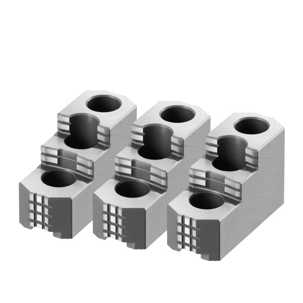 （株）北川鉄工所 パワーチャック用ハードジョー HB チャック部品　硬爪　３個セット HB10AA1