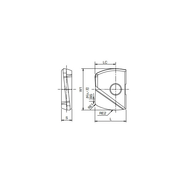 オーエスジー（株） PHOENIX 仕上げ用ボールエンドミルインサート バレル型 PFB-BR ＰＦＢ用インサート／ＰＨＯＥＮＩＸ PFB100R150-BR-ST XP3225