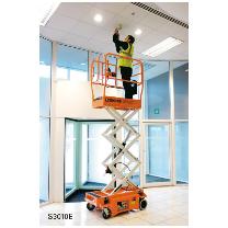 長谷川工業（株） シザースリフト 手押式軽量コンパクトタイプ(1人乗用) S