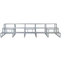 長谷川工業（株） 折りたたみ式アルミ製ひな段 5連セット H