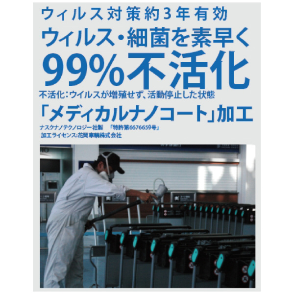 花岡車輌（株） 抗菌ハンドル単品 抗菌ハンドル単品　２本セット OP/AC-SAT2X2