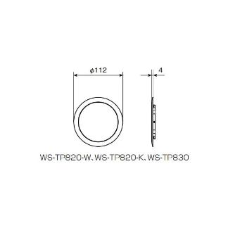 パナソニック（株）　電材 8cm天井埋込スピーカー用パネル WS ８ｃｍ天井埋込スピーカー用パネル WS-TP830