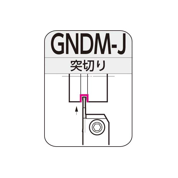 住友電気工業（株） SEC－溝入れバイト ホルダ GNDM-J ＳＥＣ－溝入れバイト　ホルダ GNDML1616JX-212J