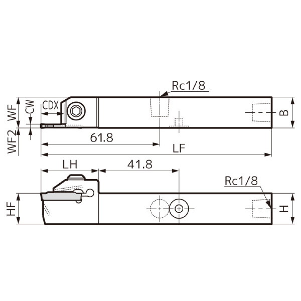 住友電気工業（株） SEC－溝入れバイト ホルダ GNDM-J ＳＥＣ－溝入れバイト　ホルダ GNDML1616JX-312J