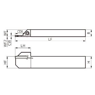 住友電気工業（株） SEC－溝入れバイト ホルダ GNDM ＳＥＣ－溝入れバイト　ホルダ GNDML2012JX-317