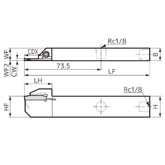 住友電気工業（株） SEC－溝入れバイト ホルダ GNDM-J ＳＥＣ－溝入れバイト　ホルダ GNDMR2012JX-317J