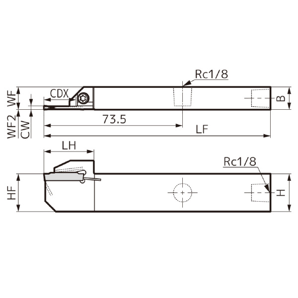 住友電気工業（株） SEC－溝入れバイト ホルダ GNDM-J ＳＥＣ－溝入れバイト　ホルダ GNDMR2012JX-317J