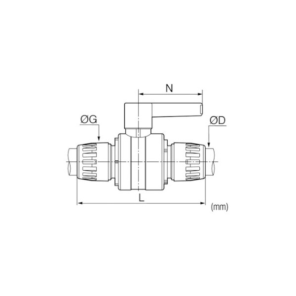 日東工器（株） ボールバルブ ALN-JV ボールバルブ ALN-JV-63