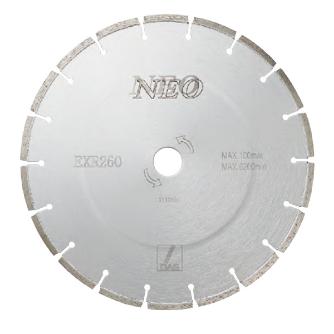 （株）ディスコアブレイシブシステムズ ダイヤモンド 乾式道路用ブレード EXR260 ダイヤモンド　乾式道路用ブレード EXR260 12ﾞX2.7X6X30.5