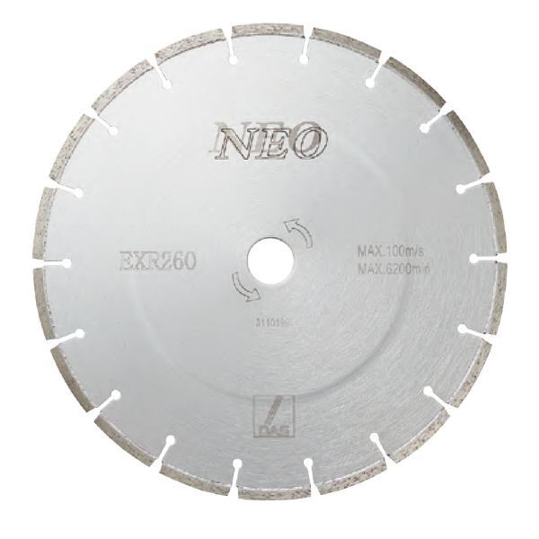 （株）ディスコアブレイシブシステムズ ダイヤモンド 乾式道路用ブレード EXR260 ダイヤモンド　乾式道路用ブレード EXR260 14ﾞX3.0X6X30.5