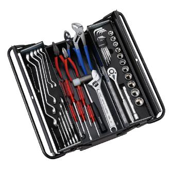 （株）スーパーツール プロ用両開き工具セット(2段式・スタンダードタイプ) プロ用両開き工具セット S5000S