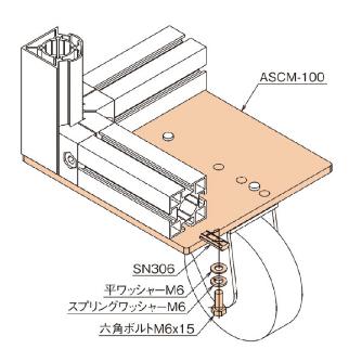ＴＭＥＨジャパン（株） キャスタープレートセット ASCMA キャスタープレートセット ASCMA-100