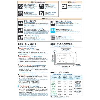 岡﨑精工（株） 超硬NC用ポイントドリル OKコート SNPDA 超硬ＮＣ用ポイントドリル　ＯＫコート SNPDA 4X135