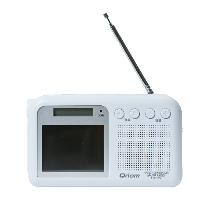 ヤマゼン 手回し充電テレビ/ラジオ YTM-RTV200(W) 手回し充電テレビ／ラジオ YTM-RTV200(W)