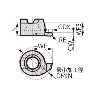 住友電気工業（株） SEC－溝入れバイト インサート SSHR ＳＥＣ－溝入れバイト　インサート SSHRL08200 AC1030U