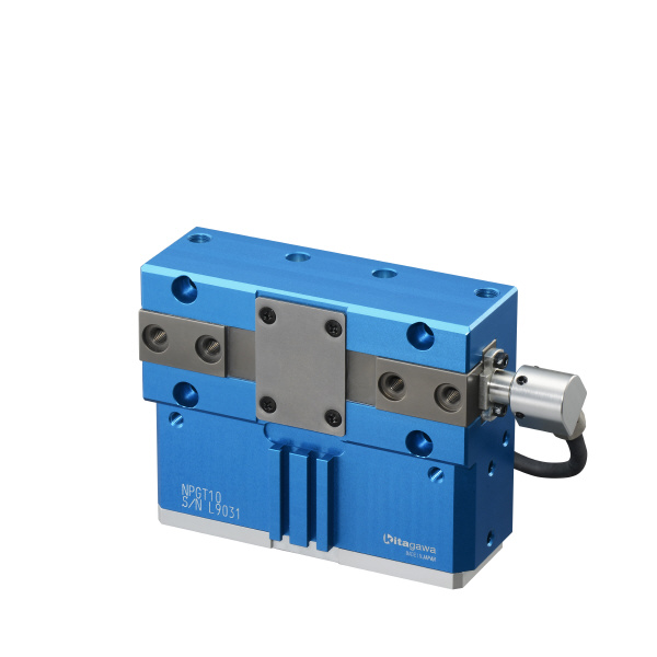 （株）北川鉄工所 測長グリッパ NPGT_S 薄型２爪平行グリッパスケール付き NPGT10S