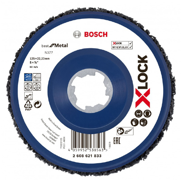 ボッシュ（株） X－LOCK クリーニングディスク ＸＬクリーニングディスク１２５，Ｎ３７７ 2608621833