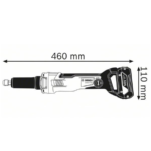ボッシュ（株） コードレスストレートグラインダー コードレスストレートグラインダー GGS18V-23LCH