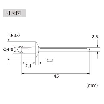 （株）ロブテックス ブラインドリベット(1000本入) LSS ブラインドリベット（１０００本入） LSS52