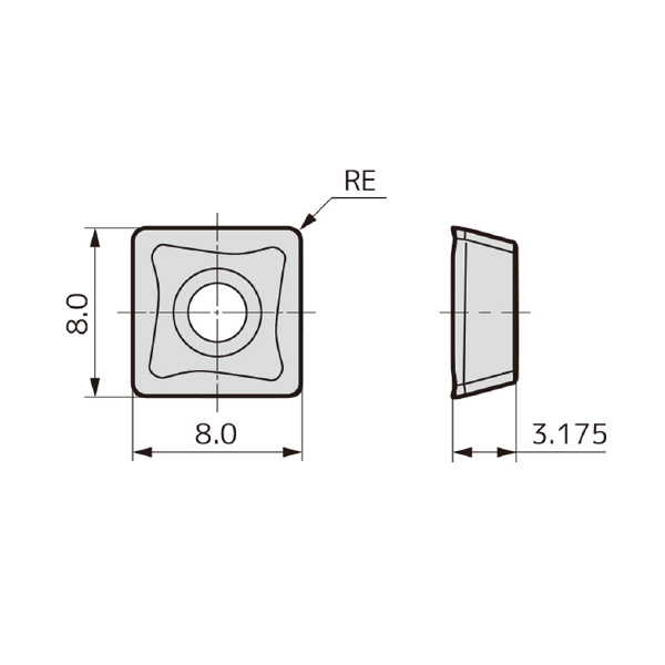 住友電気工業（株） カッタチップ SOET-G カッタチップ SOET080308PZER-G ACU2500