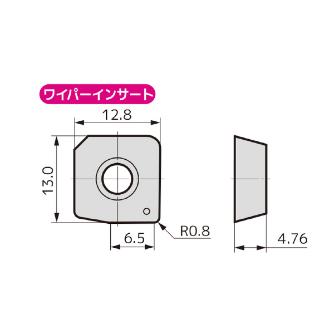 住友電気工業（株） カッタチップ XOEW-W カッタチップ XOEW120408PDTR-W ACU2500