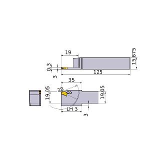 三菱マテリアル（株） ホルダー GWSL ホルダー GWSL1915K00-F38