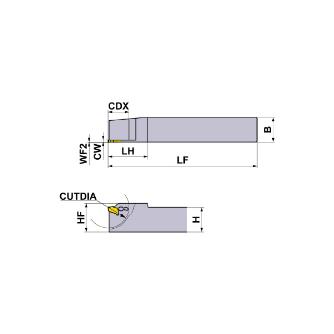三菱マテリアル（株） ホルダー GWSL ホルダー GWSL2525M00-D42