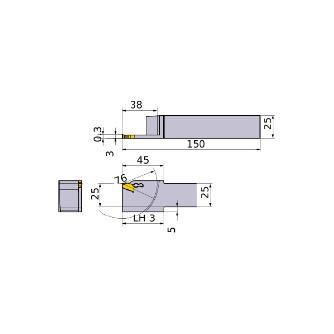三菱マテリアル（株） ホルダー GWSL ホルダー GWSL2525M00-F76