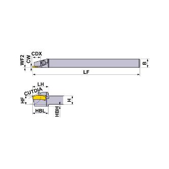 三菱マテリアル（株） ホルダー GYSR ホルダー GYSR1010JX00-C08
